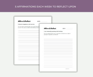 Affirm and Reflect Affirmation Journal